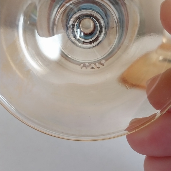 MURANO Italian Crystal Honey Amber Champagne Flutes - Picture 3 of 4